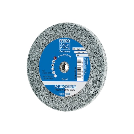 Pferd Unitized Wheel, 2AM, 3"x1/4"x1/4 48291